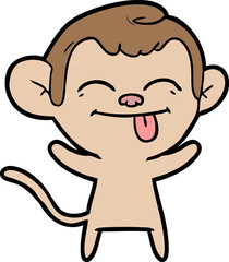 funny cartoon monkey