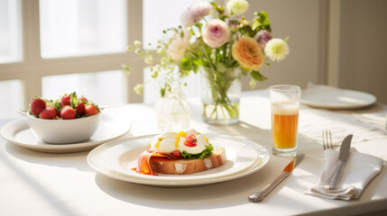 Avocado Toast with Poached Egg on Top