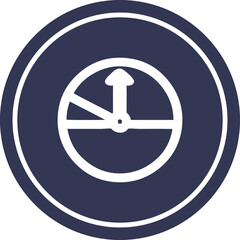 speedometer circular icon symbol
