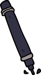 cartoon doodle marker pen