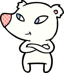 Obraz premium polar bear cartoon
