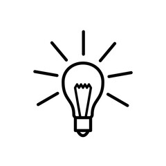 Bulb lamp icon