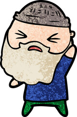 cartoon man with beard