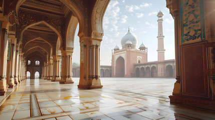 Mughal Era Architecture - Ancient Buildings - Red Brick Structure