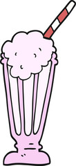 cartoon milkshake