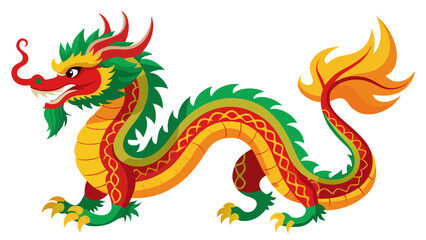 traditional-Chinese-dragon-vector illustration