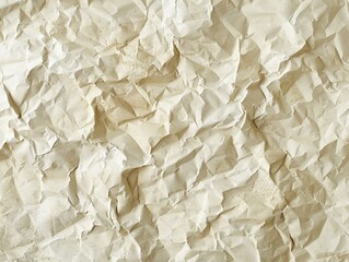 Obraz premium slightly crumpled beige paper texture background