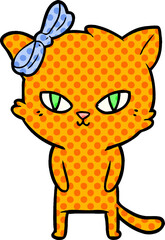 cute cartoon cat