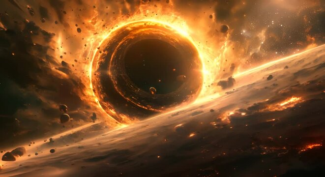 Black hole approaching solar system, planets destabilized