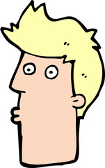 cartoon surprised man