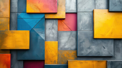 background with multicoloured squares 