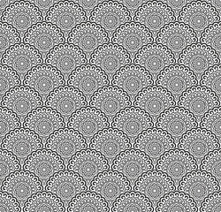 Seamless pattern in oriental style