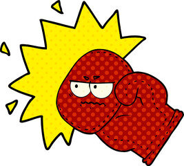 cartoon boxing glove