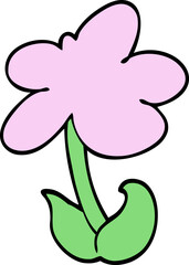cute cartoon flower