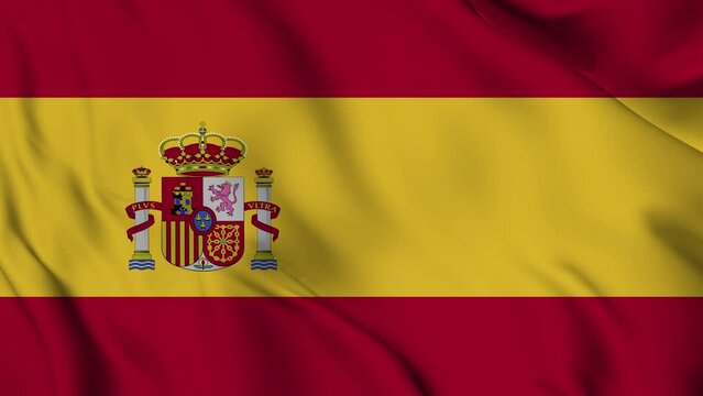 Spain waving flag
