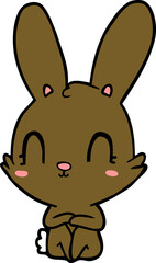 cute cartoon rabbit