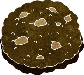  chocolate chip cookie cartoon