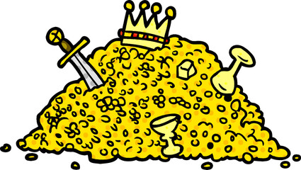 cartoon ple of treasure