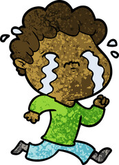 cartoon man crying