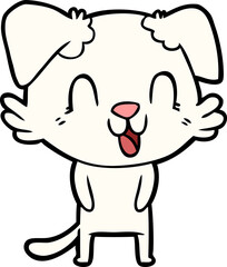 laughing cartoon dog