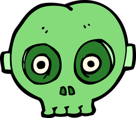 cartoon halloween skull mask