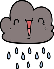 cartoon storm cloud