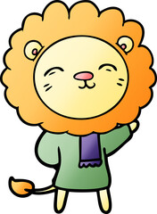 cartoon lion