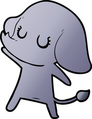 cute cartoon elephant