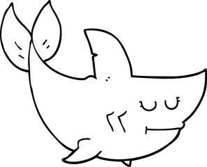 cartoon shark