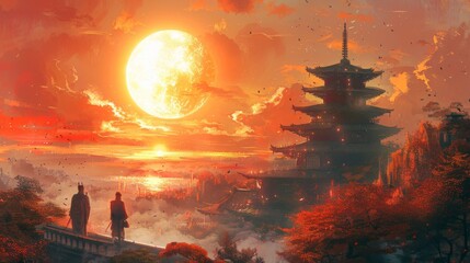 Epic journey through the cosmos, blending space exploration with samurai lore.
