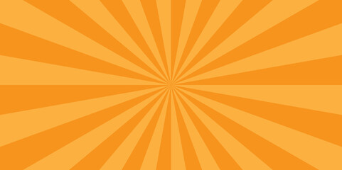 Abstract background with rays. Sun ray vector background radial sunrise or sunset light retro design. Abstract summer sunny. Vintage beam sunburst texture.	