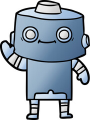 cartoon robot