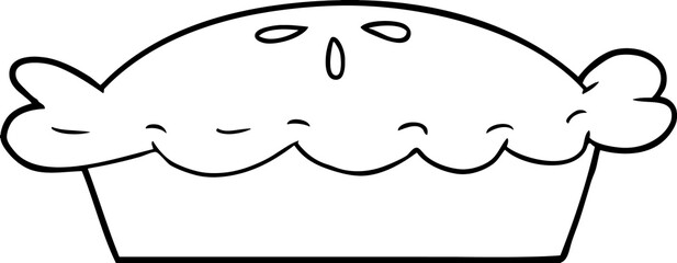 cartoon pie