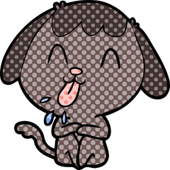 cute cartoon dog