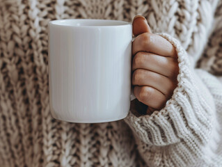 person holding cup of coffee - obrazy, fototapety, plakaty