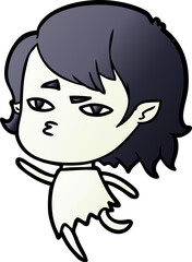 cartoon vampire girl