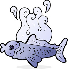 cartoon funny fish