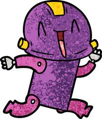 cartoon robot
