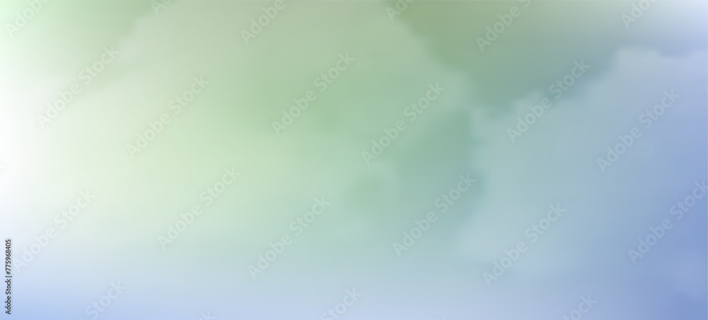 Aufkleber modern colorful gradient background with clouds