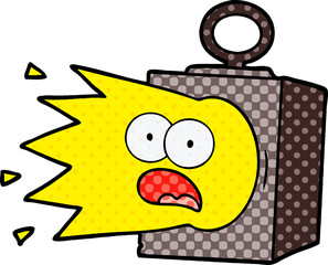 cartoon industrial lamp