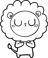 cartoon lion