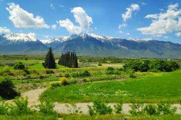 The Mount Parnassus in central Greece