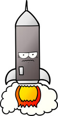 cartoon rocket