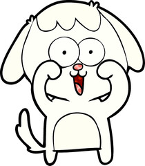 cute cartoon dog