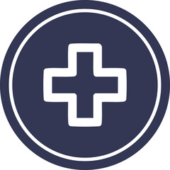 addition symbol circular icon symbol