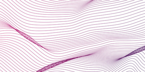 Abstract blend wave light flow digital vector lines and technology background. Background lines wave abstract stripe design. White background, mesh abstract, vector gradient line soft blend.	
