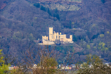 Stolzenfels Castle on the Rhine near Koblenz