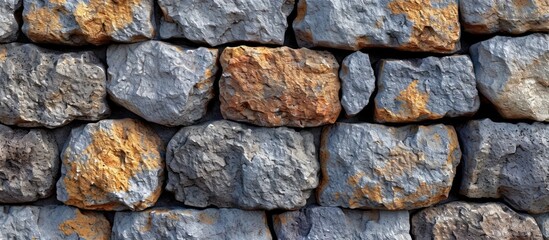 Fototapeta premium The seamless texture of natural stone granite walls is perfect on all sides