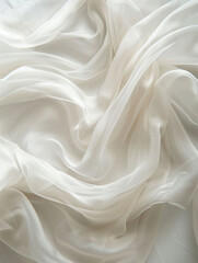 Fototapeta premium White silk background