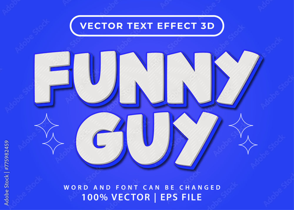 Poster editable 3d text effect - funny gay 3d text effect template
